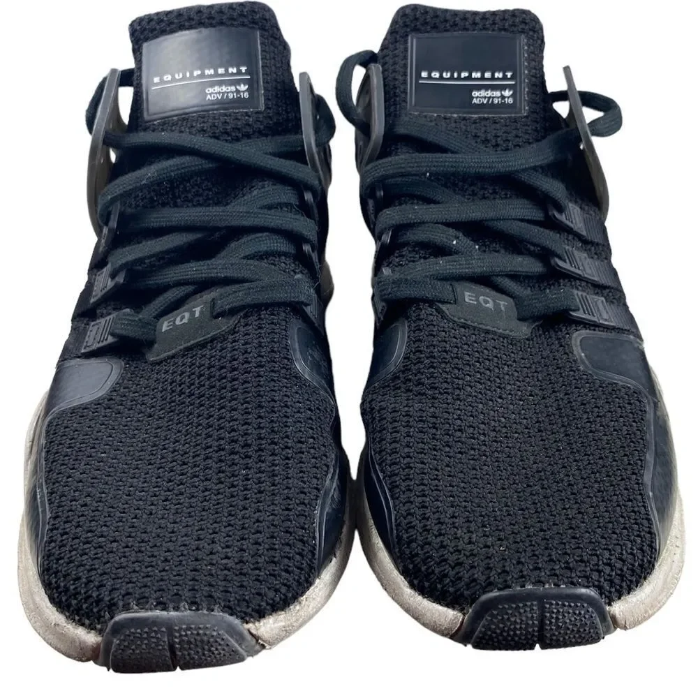 Adidas Equipment ADV 91/16 Men’s 11.5 Black Lightweight Running Shoes